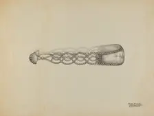 Silver Sugar Tongs, c. 1936. Creator: Kalamian Walton