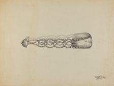 Silver Sugar Tongs, c. 1936. Creator: Kalamian Walton