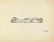 Silver Sugar Tongs, c. 1939. Creator: Kalamian Walton
