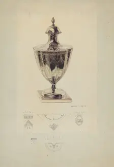Silver Sugar Urn, c. 1938. Creator: Hardin Walsh