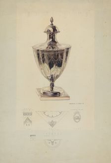 Silver Sugar Urn, c. 1938. Creator: Hardin Walsh