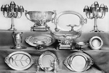 Silver Service of U.S.S. Idaho, 1912. Creator: Harris & Ewing