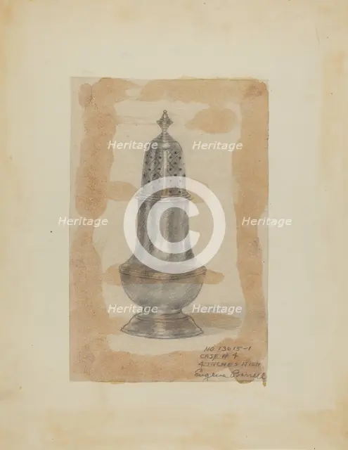 Silver Shaker, 1935/1942. Creator: Eugene Barrell.