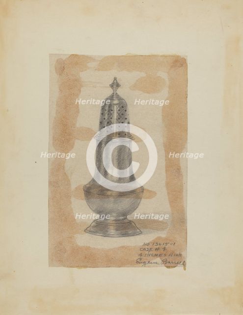 Silver Shaker, 1935/1942. Creator: Eugene Barrell.