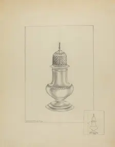 Silver Shaker, 1935/1942. Creator: Hester Duany