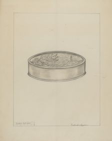Silver Snuff Box, 1935/1942. Creator: Columbus Simpson