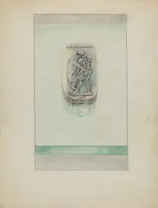 Silver Snuff Box, 1935/1942. Creator: Horace Reina