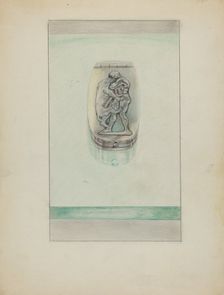 Silver Snuff Box, 1935/1942. Creator: Horace Reina