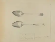 Silver Spoon, 1935/1942. Creator: Charlotte Winter