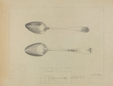 Silver Spoon, 1935/1942. Creator: Charlotte Winter