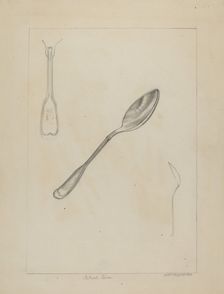 Silver Spoon, 1935/1942. Creator: Ludmilla Calderon