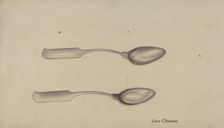 Silver Spoon, 1935/1942. Creator: Lon Cronk
