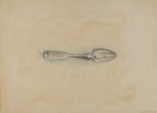 Silver Spoon, 1935/1942. Creator: Walter W. Jennings