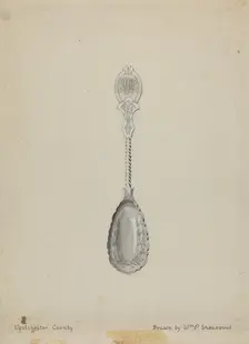 Silver Spoon, 1935/1942. Creator: William P. Shearwood