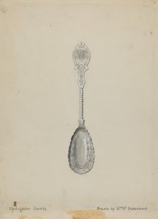 Silver Spoon, 1935/1942. Creator: William P. Shearwood