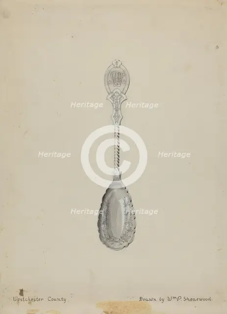 Silver Spoon, 1935/1942. Creator: William P. Shearwood.