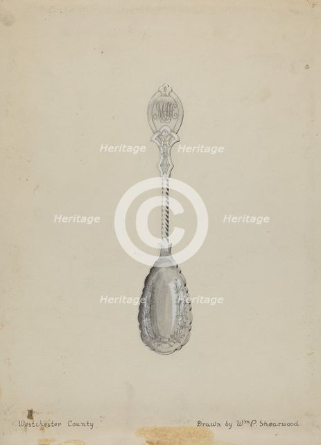 Silver Spoon, 1935/1942. Creator: William P. Shearwood.