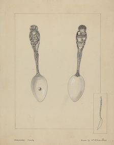 Silver Spoon, 1935/1942. Creator: William P. Shearwood
