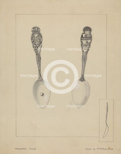 Silver Spoon, 1935/1942. Creator: William P. Shearwood.