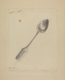 Silver Spoon, 1935/1942. Creator: Columbus Simpson
