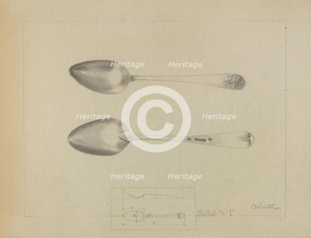 Silver Spoon, 1935/1942. Creator: Charlotte Winter.