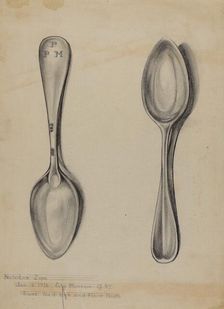 Silver Spoon, 1935/1942. Creator: Nicholas Zupa