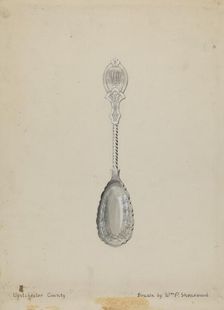 Silver Spoon, 1935/1942. Creator: William P. Shearwood