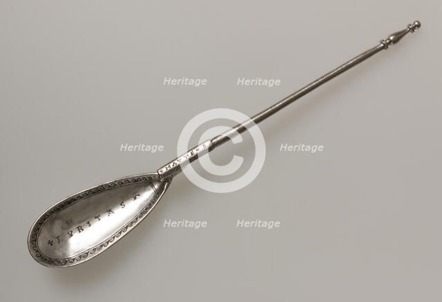 Silver Spoon, Byzantine, mid-6th-mid-7th century. Creator: Unknown.