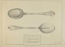 Silver Spoon, c. 1936. Creator: Horace Reina