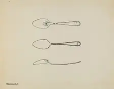 Silver Spoon, c. 1938. Creator: Kalamian Walton