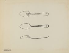 Silver Spoon, c. 1938. Creator: Kalamian Walton