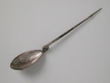 Silver Spoon, Late Roman, 4th-5th century. Creator: Unknown