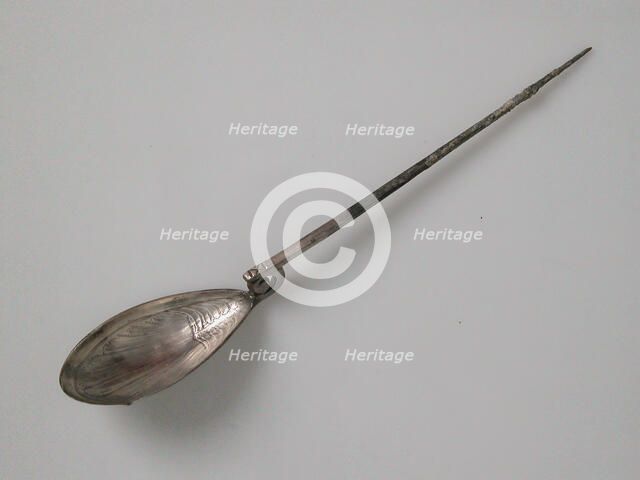 Silver Spoon, Late Roman, 4th-5th century. Creator: Unknown.