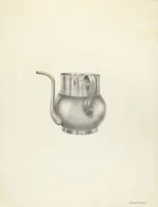Silver Spout Cup, c. 1938. Creator: Holger Hansen
