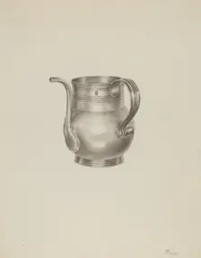 Silver Spout Cup, c. 1938. Creator: Palmyra Pimentel