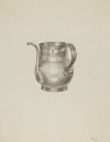 Silver Spout Cup, c. 1938. Creator: Palmyra Pimentel
