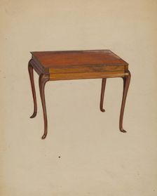 Silver Table (Tea?), 1935/1942. Creator: Meyer Goldbaum