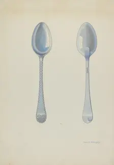 Silver Tablespoon, c. 1937. Creator: David P. Willoughby
