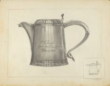 Silver Tankard, 1935/1942. Creator: Irene Malawicz