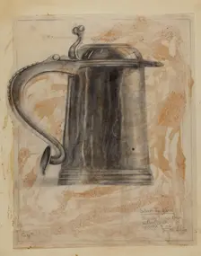 Silver Tankard, 1935/1942. Creator: Joseph Leboit