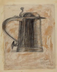 Silver Tankard, 1935/1942. Creator: Joseph Leboit