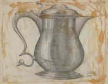 Silver Tankard, 1935/1942. Creator: Joseph Leboit