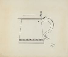 Silver Tankard, 1938. Creator: Lawrence Flynn