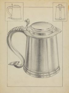 Silver Tankard, c. 1936. Creator: Clayton Braun