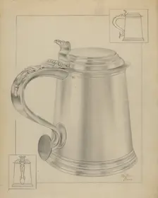 Silver Tankard, c. 1936. Creator: Clayton Braun