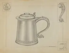 Silver Tankard, c. 1936. Creator: Gordon Sanborn