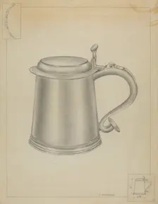 Silver Tankard, c. 1936. Creator: Gordon Sanborn