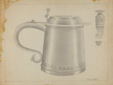 Silver Tankard, c. 1936. Creator: Karl Joubert