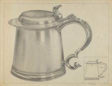 Silver Tankard, c. 1936. Creator: Horace Reina
