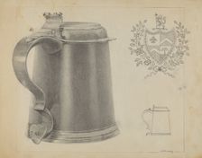 Silver Tankard, c. 1936. Creator: Joseph Rothenberg